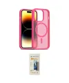 ieg™ iPhone 14 Pro Kılıf Siluet Minimal Prime - Siyah 6D Mat Seramik Hayalet Nano Ekran Koruyucu