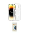 ieg™ iPhone 14 Pro Kılıf Siluet Minimal Prime - Siyah 6D Mat Seramik Hayalet Nano Ekran Koruyucu