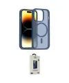 ieg™ iPhone 14 Pro Kılıf Siluet Minimal Prime - Siyah Bilvis Hayalet Cam Ekran Koruyucu