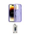 ieg™ iPhone 14 Pro Kılıf Siluet Minimal Prime - Siyah Bilvis Hayalet Cam Ekran Koruyucu