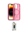 ieg™ iPhone 14 Pro Kılıf Siluet Minimal Prime - Siyah Bilvis Hayalet Cam Ekran Koruyucu