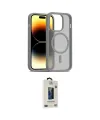 ieg™ iPhone 14 Pro Kılıf Siluet Minimal Prime - Siyah Bilvis Hayalet Cam Ekran Koruyucu