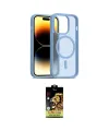 ieg™ iPhone 14 Pro Kılıf Siluet Minimal Prime - Siyah Buffer Cam Ekran Koruyucu