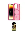 ieg™ iPhone 14 Pro Kılıf Siluet Minimal Prime - Siyah Buffer Cam Ekran Koruyucu
