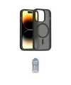ieg™ iPhone 14 Pro Kılıf Siluet Minimal Prime - Siyah Joko Magic 5D Cam
