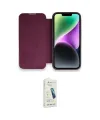 ieg™ iPhone 14 Pro Kılıf Siluet Minimal Serisi - Şeffaf Pasifik Cam Ekran Koruyucu
