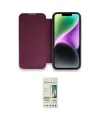 ieg™ iPhone 14 Pro Kılıf Siluet Minimal Serisi - Siyah 20D Premium Cam Ekran Koruyucu
