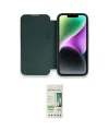 ieg™ iPhone 14 Pro Kılıf Siluet Minimal Serisi - Siyah 20D Premium Cam Ekran Koruyucu