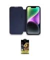 ieg™ iPhone 14 Pro Kılıf Siluet Minimal Serisi - Siyah Buffer Cam Ekran Koruyucu