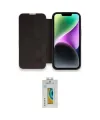 ieg™ iPhone 14 Pro Kılıf Siluet Minimal Serisi - Siyah Polymer Nano Ekran Koruyucu