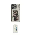 ieg™ iPhone 14 Pro Kılıf Siluet Modern Özel Seri - Şeffaf Pasifik Cam Ekran Koruyucu