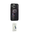 ieg™ iPhone 14 Pro Kılıf Siluet Modern Özel Seri - Şeffaf Pasifik Cam Ekran Koruyucu