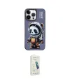 ieg™ iPhone 14 Pro Kılıf Siluet Modern Özel Seri - Şeffaf Pasifik Cam Ekran Koruyucu