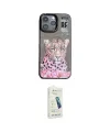 ieg™ iPhone 14 Pro Kılıf Siluet Modern Özel Seri - Şeffaf Pasifik Cam Ekran Koruyucu