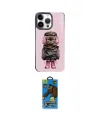 ieg™ iPhone 14 Pro Kılıf Siluet Modern Özel Seri - Siyah 18D Cam Ekran Koruyucu