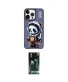 ieg™ iPhone 14 Pro Kılıf Siluet Modern Özel Seri - Siyah 360 Mat Full Body Arka Koruyucu