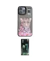 ieg™ iPhone 14 Pro Kılıf Siluet Modern Özel Seri - Siyah 360 Mat Full Body Arka Koruyucu