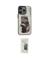 ieg™ iPhone 14 Pro Kılıf Siluet Modern Özel Seri - Siyah 6D Mat Seramik Hayalet Nano Ekran Koruyucu