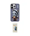 ieg™ iPhone 14 Pro Kılıf Siluet Modern Özel Seri - Siyah 6D Mat Seramik Hayalet Nano Ekran Koruyucu