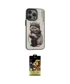 ieg™ iPhone 14 Pro Kılıf Siluet Modern Özel Seri - Siyah Buffer Cam Ekran Koruyucu