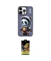 ieg™ iPhone 14 Pro Kılıf Siluet Modern Özel Seri - Siyah Buffer Cam Ekran Koruyucu