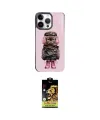 ieg™ iPhone 14 Pro Kılıf Siluet Modern Özel Seri - Siyah Buffer Cam Ekran Koruyucu