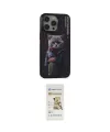 ieg™ iPhone 14 Pro Kılıf Siluet Modern Özel Seri - Siyah Mat Seramik Nano Ekran Koruyucu