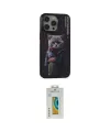 ieg™ iPhone 14 Pro Kılıf Siluet Modern Özel Seri - Siyah Polymer Nano Ekran Koruyucu