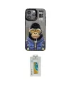 ieg™ iPhone 14 Pro Kılıf Siluet Modern Özel Seri - Siyah Polymer Nano Ekran Koruyucu
