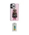 ieg™ iPhone 14 Pro Kılıf Siluet Modern Özel Seri - Siyah Polymer Nano Ekran Koruyucu