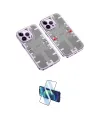 ieg™ iPhone 14 Pro Kılıf Ufuk Doku Prime - Siyah 3D Antistatik Cam Ekran Koruyucu