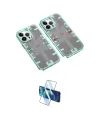 ieg™ iPhone 14 Pro Kılıf Ufuk Doku Prime - Siyah 3D Antistatik Cam Ekran Koruyucu