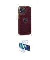 ieg™ iPhone 14 Pro Kılıf Ufuk Form Prime - Siyah 3D Antistatik Cam Ekran Koruyucu