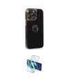 ieg™ iPhone 14 Pro Kılıf Ufuk Form Prime - Siyah 3D Antistatik Cam Ekran Koruyucu