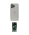 ieg™ iPhone 14 Pro Kılıf Ufuk Minimal Özel Seri - Siyah 360 Mat Full Body Arka Koruyucu