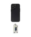 ieg™ iPhone 14 Pro Kılıf Ufuk Minimal Özel Seri - Siyah Bilvis Hayalet Cam Ekran Koruyucu