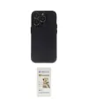 ieg™ iPhone 14 Pro Kılıf Ufuk Minimal Özel Seri - Siyah Mat Seramik Nano Ekran Koruyucu