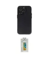 ieg™ iPhone 14 Pro Kılıf Ufuk Minimal Özel Seri - Siyah Polymer Nano Ekran Koruyucu