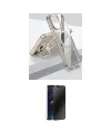 ieg™ iPhone 14 Pro Kılıf Vadi Çizgi Özel Seri - Siyah 3D Antistatik Hayalet Cam Ekran Koruyucu