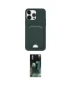 ieg™ iPhone 14 Pro Kılıf Vadi Çizgi Prime - Siyah 360 Mat Full Body Arka Koruyucu