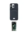 ieg™ iPhone 14 Pro Kılıf Vadi Çizgi Prime - Siyah 360 Mat Full Body Arka Koruyucu