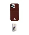 ieg™ iPhone 14 Pro Kılıf Vadi Çizgi Prime - Siyah Bilvis 3D Mat Cam Ekran Koruyucu