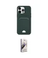 ieg™ iPhone 14 Pro Kılıf Vadi Çizgi Prime - Siyah Bilvis 3D Mat Cam Ekran Koruyucu
