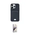 ieg™ iPhone 14 Pro Kılıf Vadi Çizgi Prime - Siyah Bilvis 3D Mat Cam Ekran Koruyucu