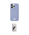 ieg™ iPhone 14 Pro Kılıf Vadi Çizgi Prime - Siyah Bilvis 3D Mat Cam Ekran Koruyucu