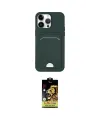 ieg™ iPhone 14 Pro Kılıf Vadi Çizgi Prime - Siyah Buffer Cam Ekran Koruyucu