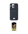 ieg™ iPhone 14 Pro Kılıf Vadi Çizgi Prime - Siyah Buffer Cam Ekran Koruyucu