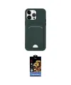 ieg™ iPhone 14 Pro Kılıf Vadi Çizgi Prime - Siyah Buffer Hayalet Cam Ekran Koruyucu