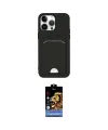 ieg™ iPhone 14 Pro Kılıf Vadi Çizgi Prime - Siyah Buffer Hayalet Cam Ekran Koruyucu