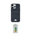 ieg™ iPhone 14 Pro Kılıf Vadi Çizgi Prime - Siyah Polymer Nano Ekran Koruyucu